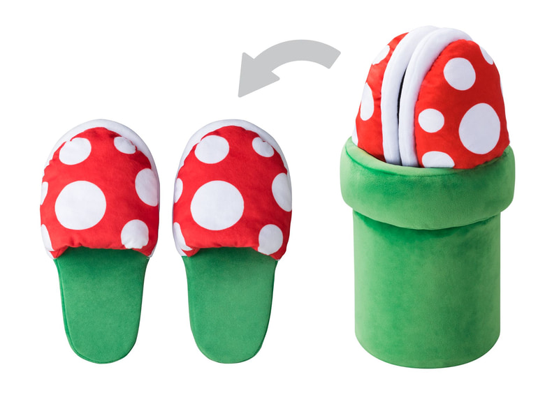 「ルームスリッパ（パックンフラワー／土管）」価格：4,180円