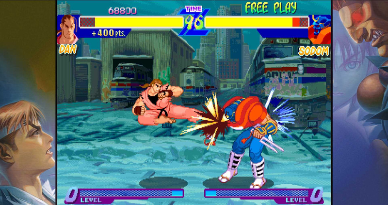 ダンの必殺技。連続飛び蹴りで相手を襲う。