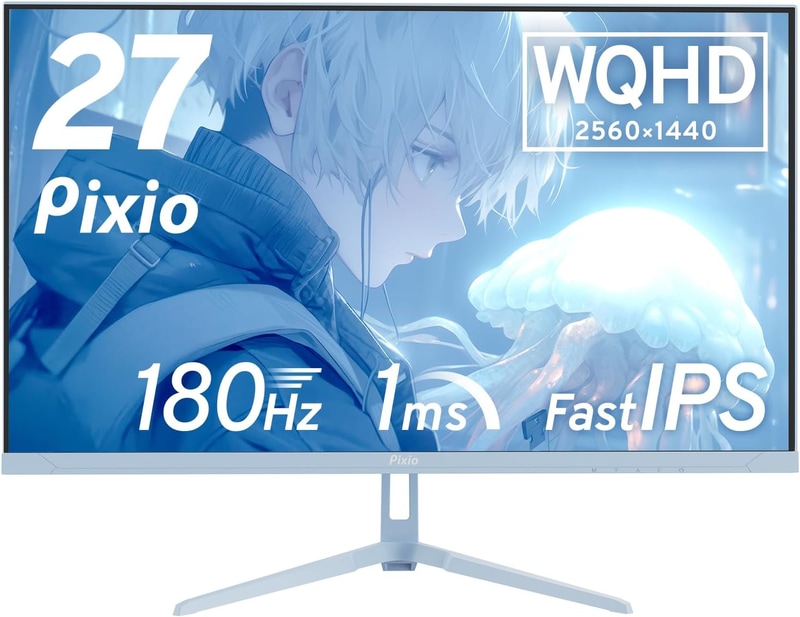 「Pixio PX278 WAVE Pastel Blue ゲーミングモニター 27インチ」