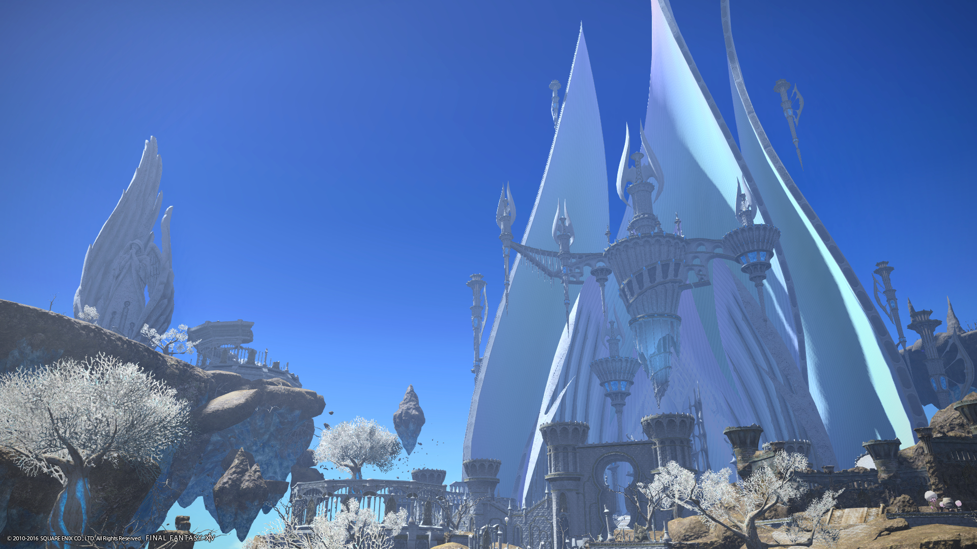 ドラヴァニア雲海の、白亜の宮殿