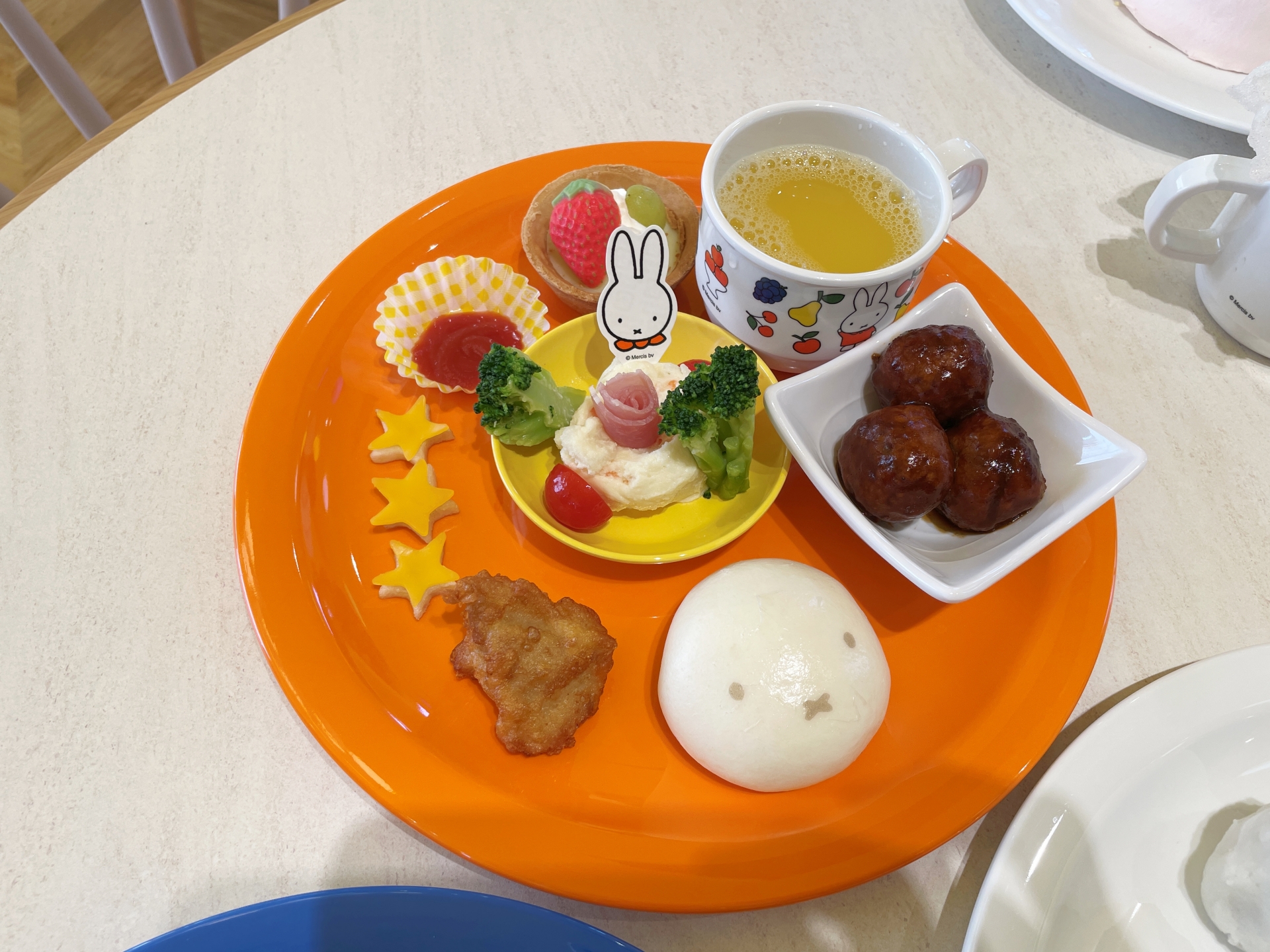 ミッフィーのお子様パーティープレート 1,800円