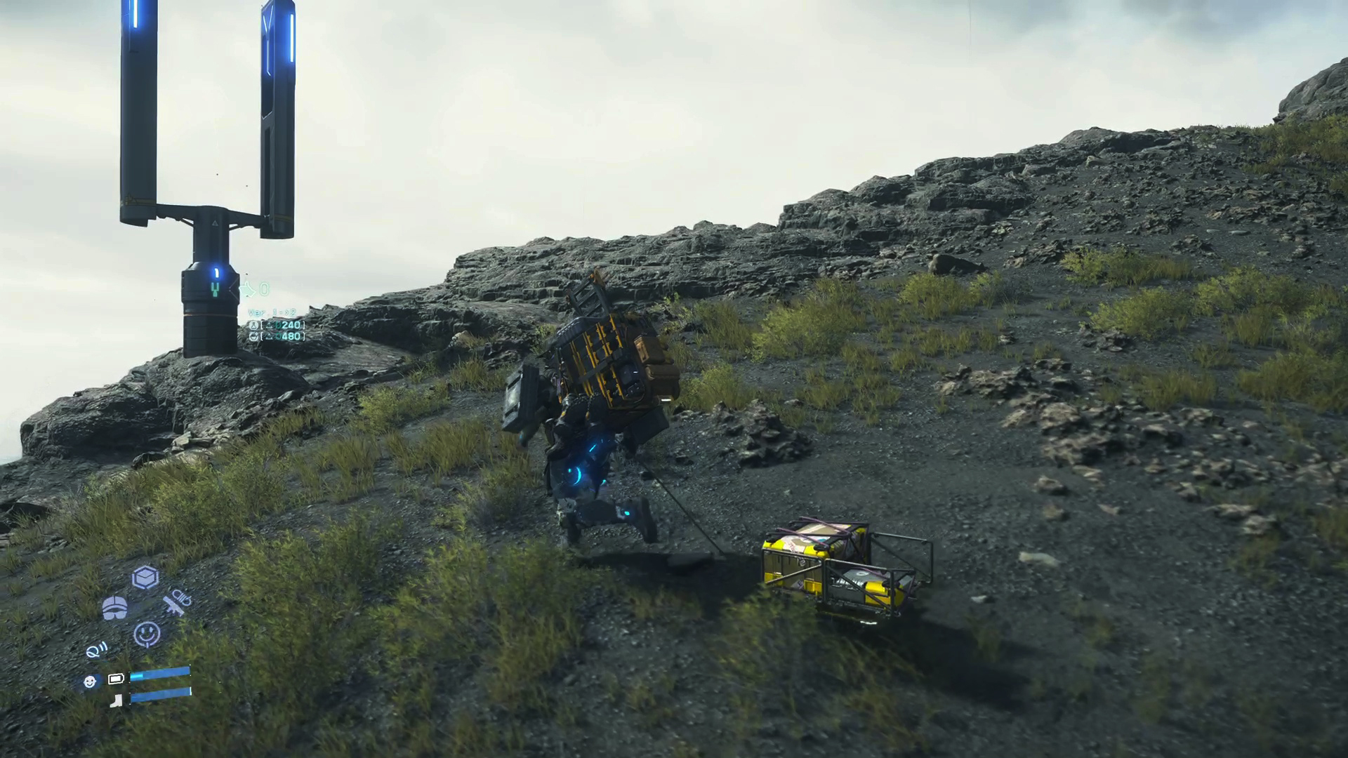 マップ上に現われる他のプレーヤーの建造物は、自分が建てたものと同様に使える