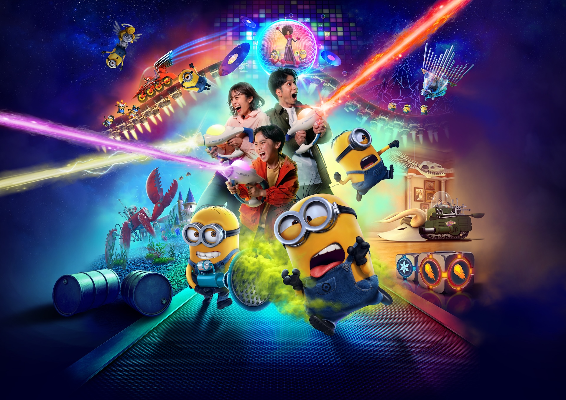 新アトラクションビジュアル「ミニオン・ハチャメチャ・ミッション ～大悪党への道～」