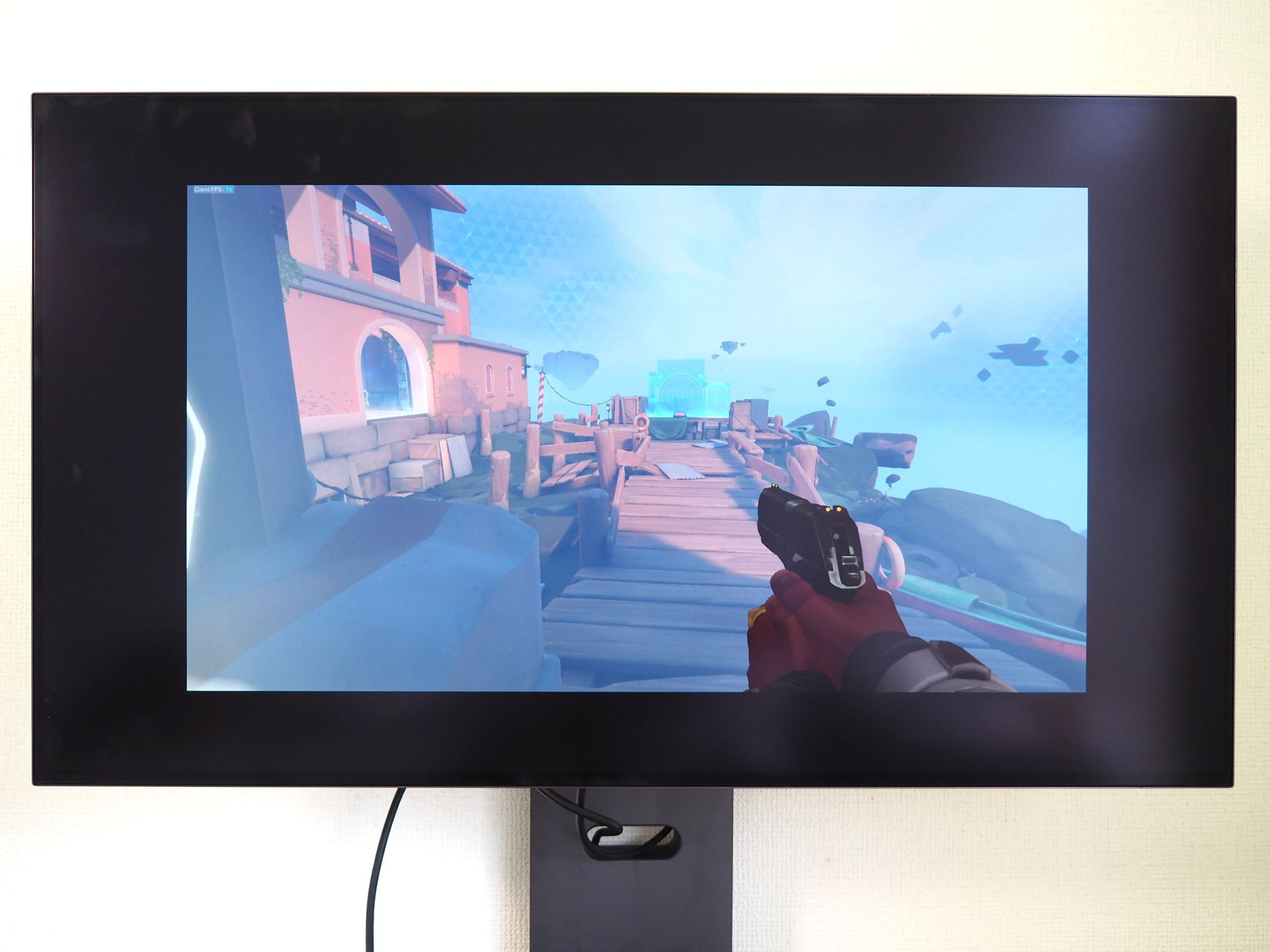 24インチモードでの「VALORANT」のプレイ