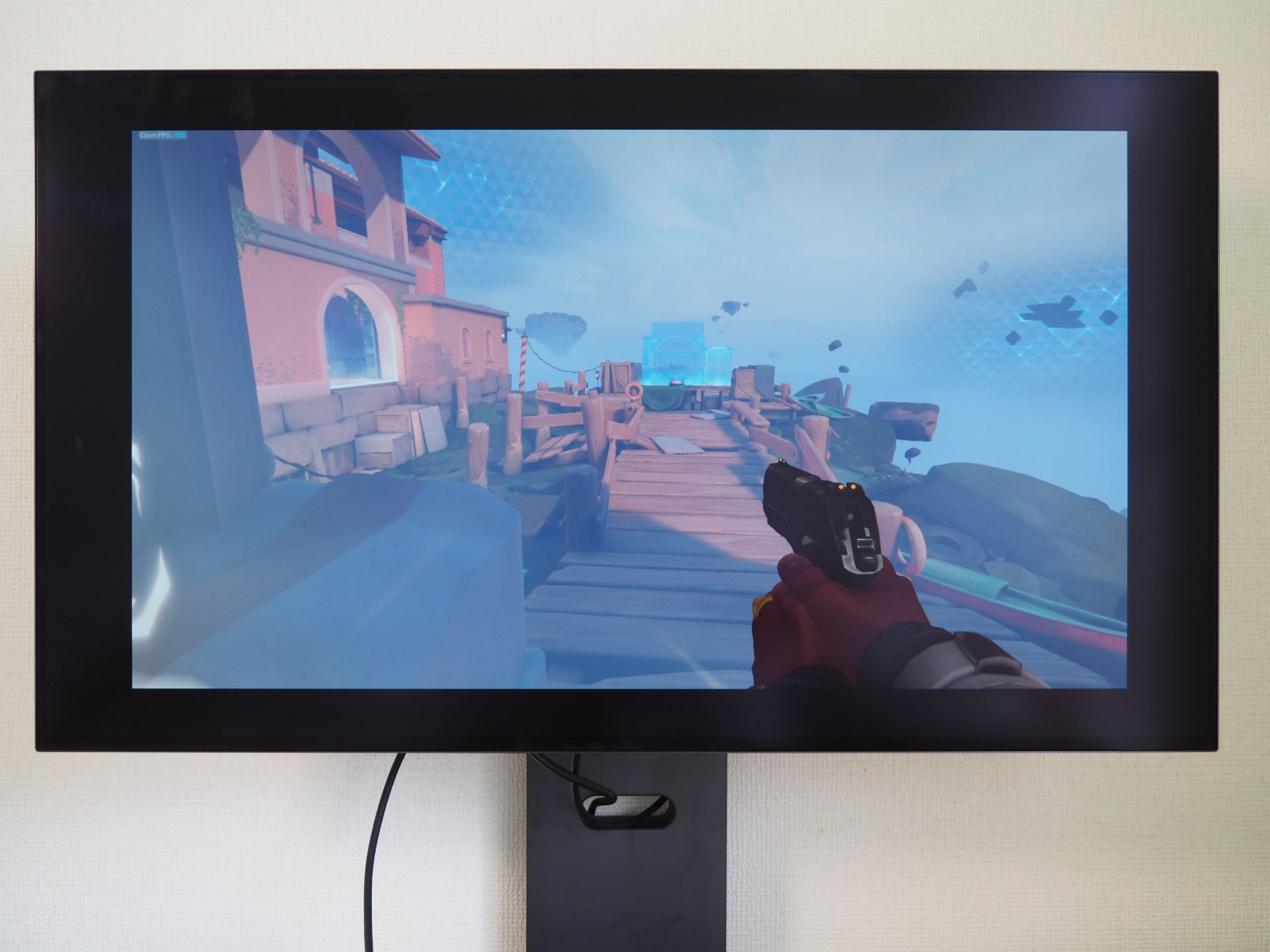 27インチモードでの「VALORANT」のプレイ