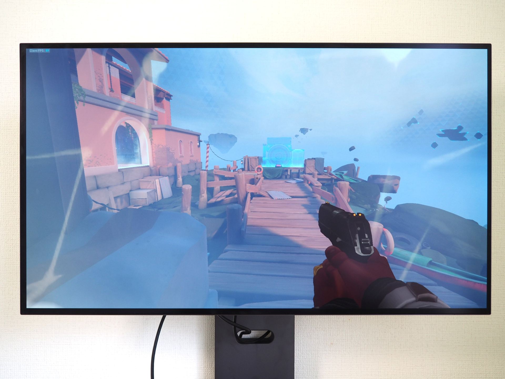 フルHD/480Hzモード（全画面）で「VALORANT」のプレイ