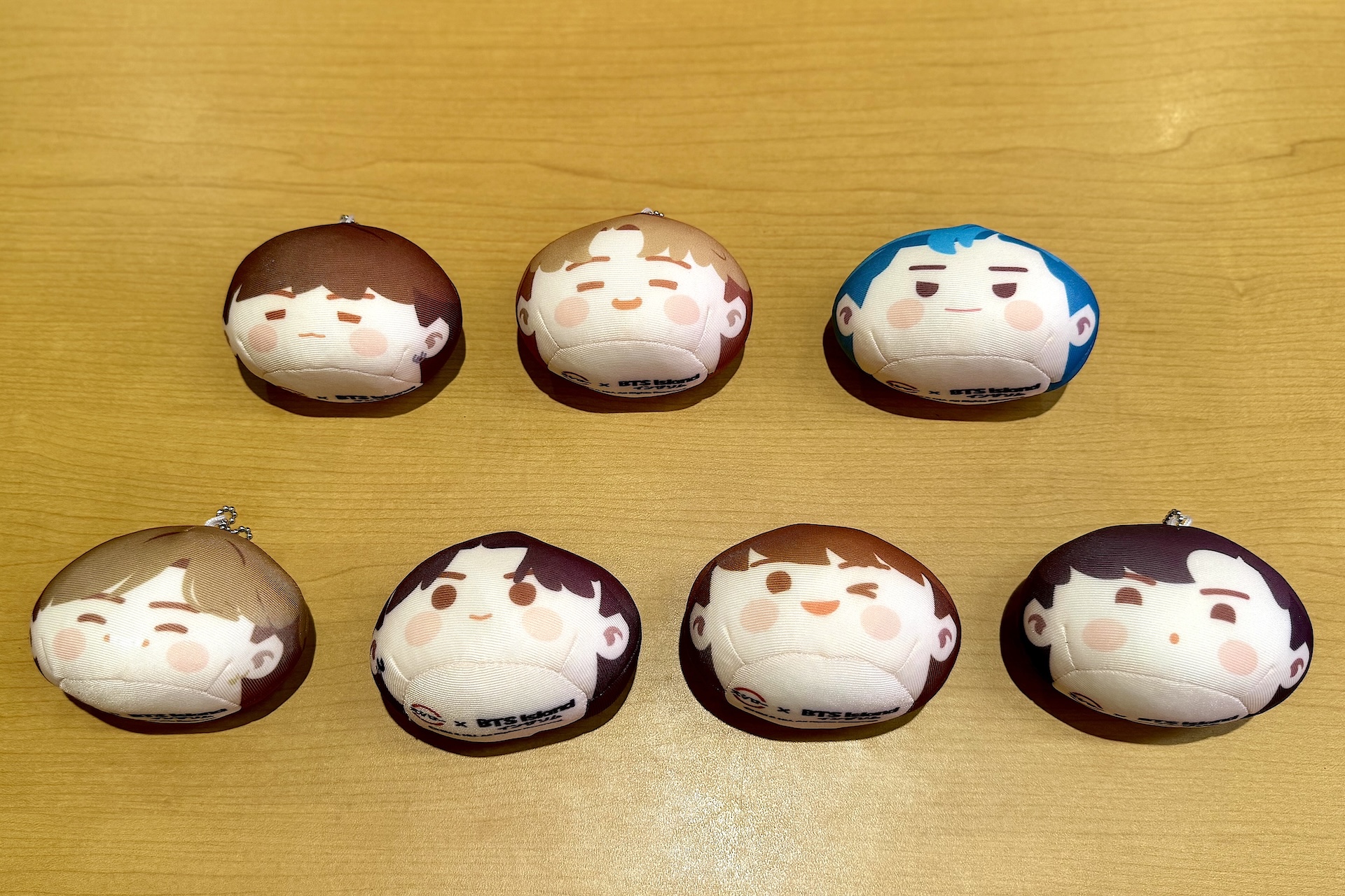 お手玉ぬいぐるみは全7種