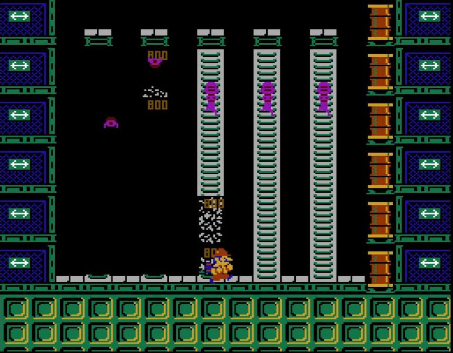 こちらはハシゴとしても利用できるハシゴ壁。壊すと派手に崩れ落ち、巻き込んだ敵を気絶させることができる