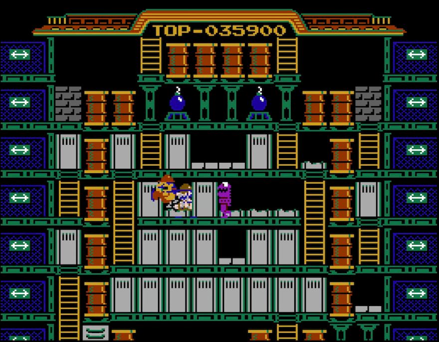 ハンマーでマリオの邪魔をする、まさに悪役の名にふさわしいブラッキー