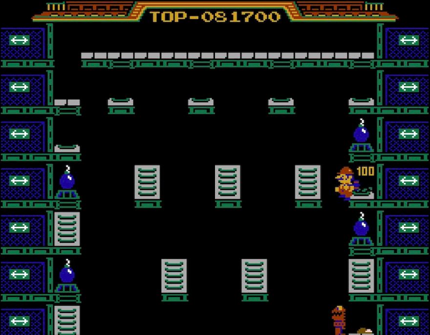 ボタン連打で、華麗に空中を歩くマリオ。「空中歩き」を利用した攻略パターンの構築も本当に面白かった