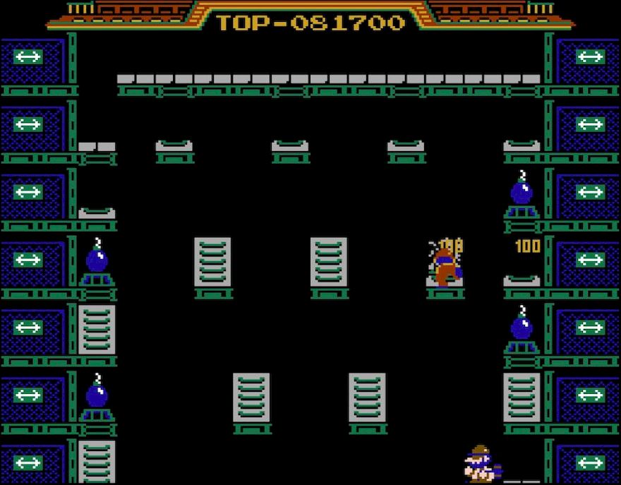 ボタン連打で、華麗に空中を歩くマリオ。「空中歩き」を利用した攻略パターンの構築も本当に面白かった