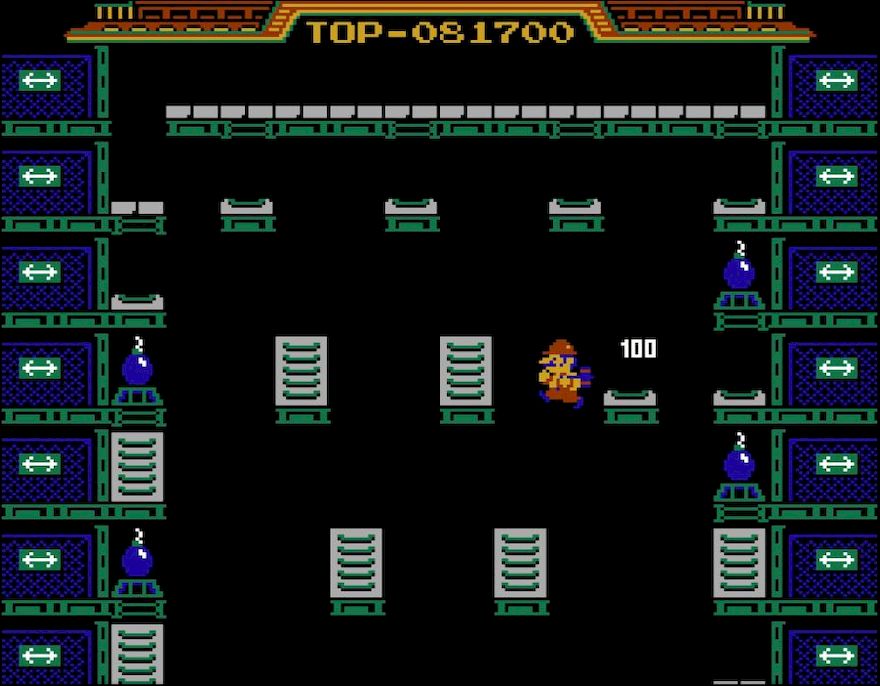 ボタン連打で、華麗に空中を歩くマリオ。「空中歩き」を利用した攻略パターンの構築も本当に面白かった