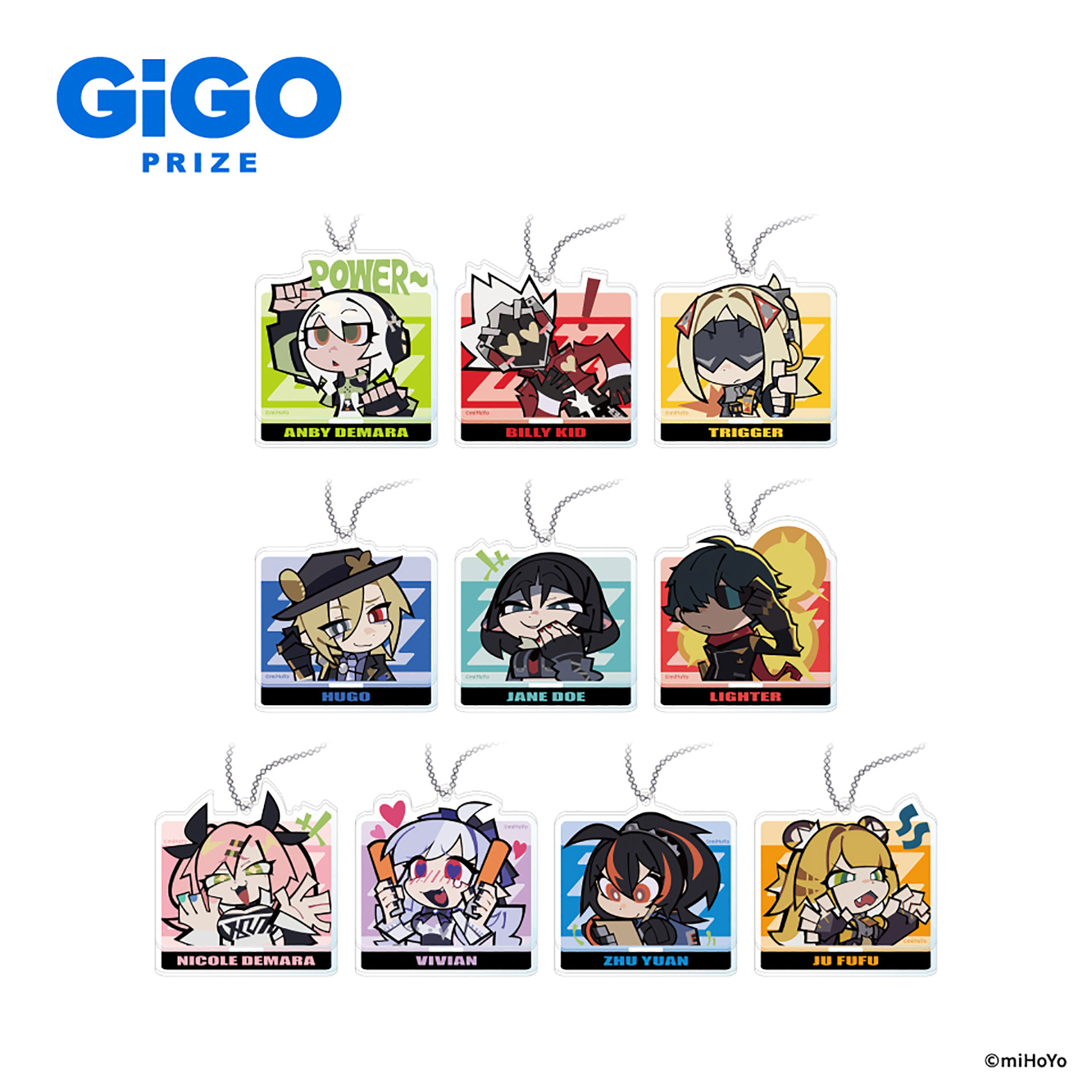 タンド付きデフォルメアクリル（全10種）