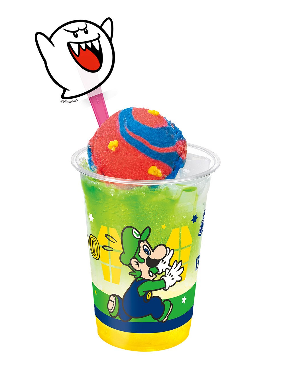 「ルイージ ひんやりクラッシュソーダ」