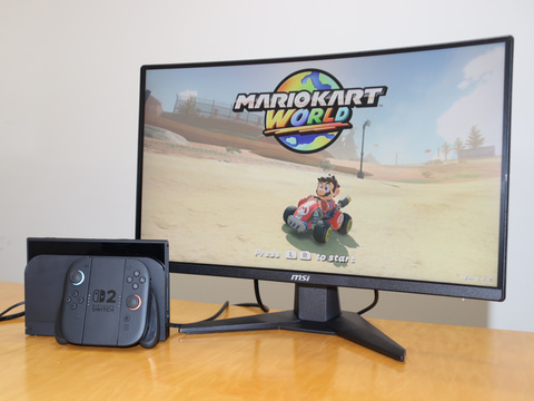 Switch2との相性抜群！ MSI「MAG 242C」を初めてのゲーミング
