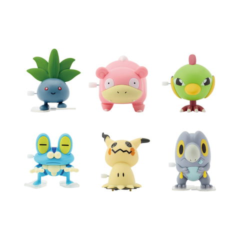 動くポケモンコレクション　ナゾノクサ　ヤドン　ケロマツ　セビエ ポケモン」のゼンマイフィギュア「動くポケモンコレクション」が