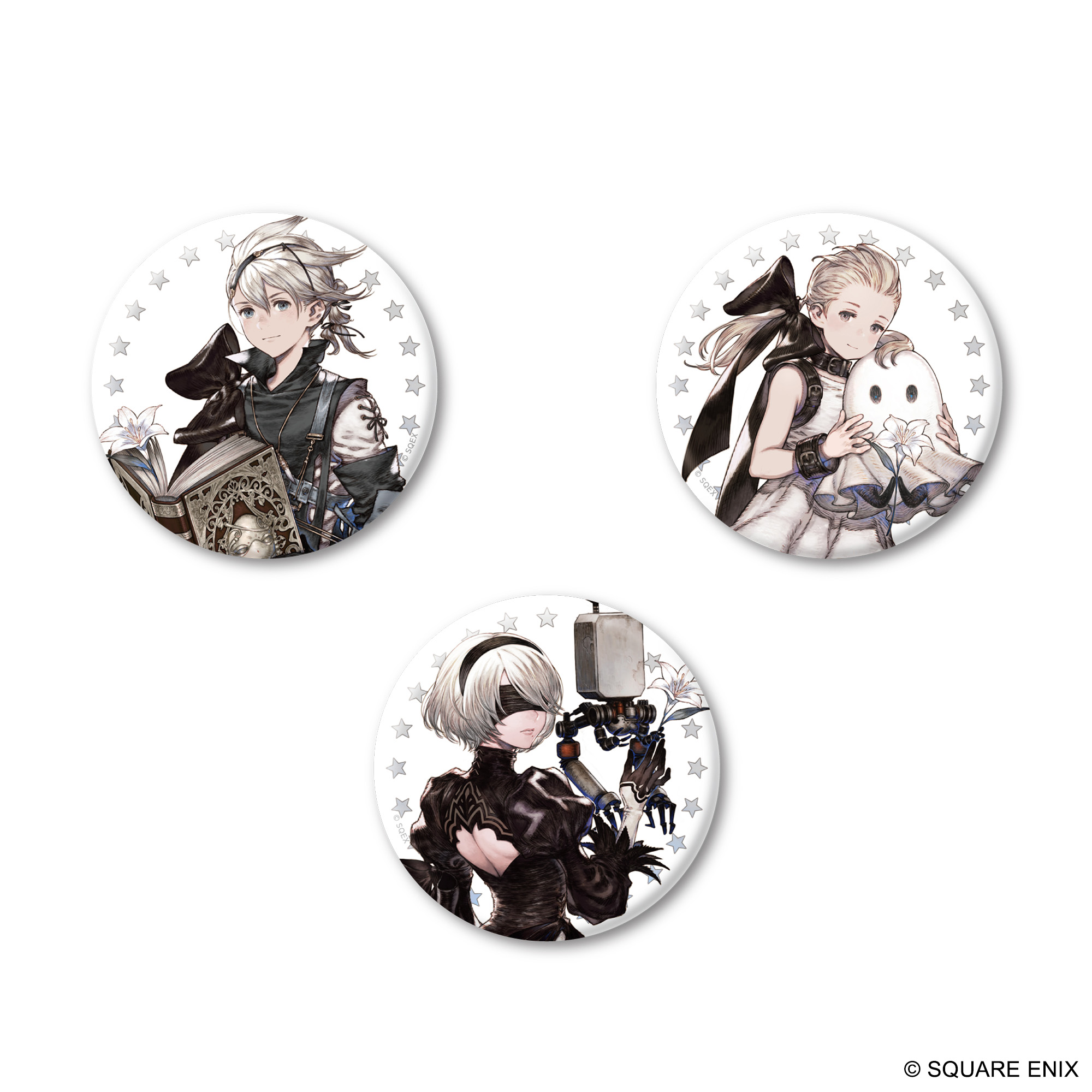 「NieR Series 15th Anniversary カンバッジセット」価格：1,650円