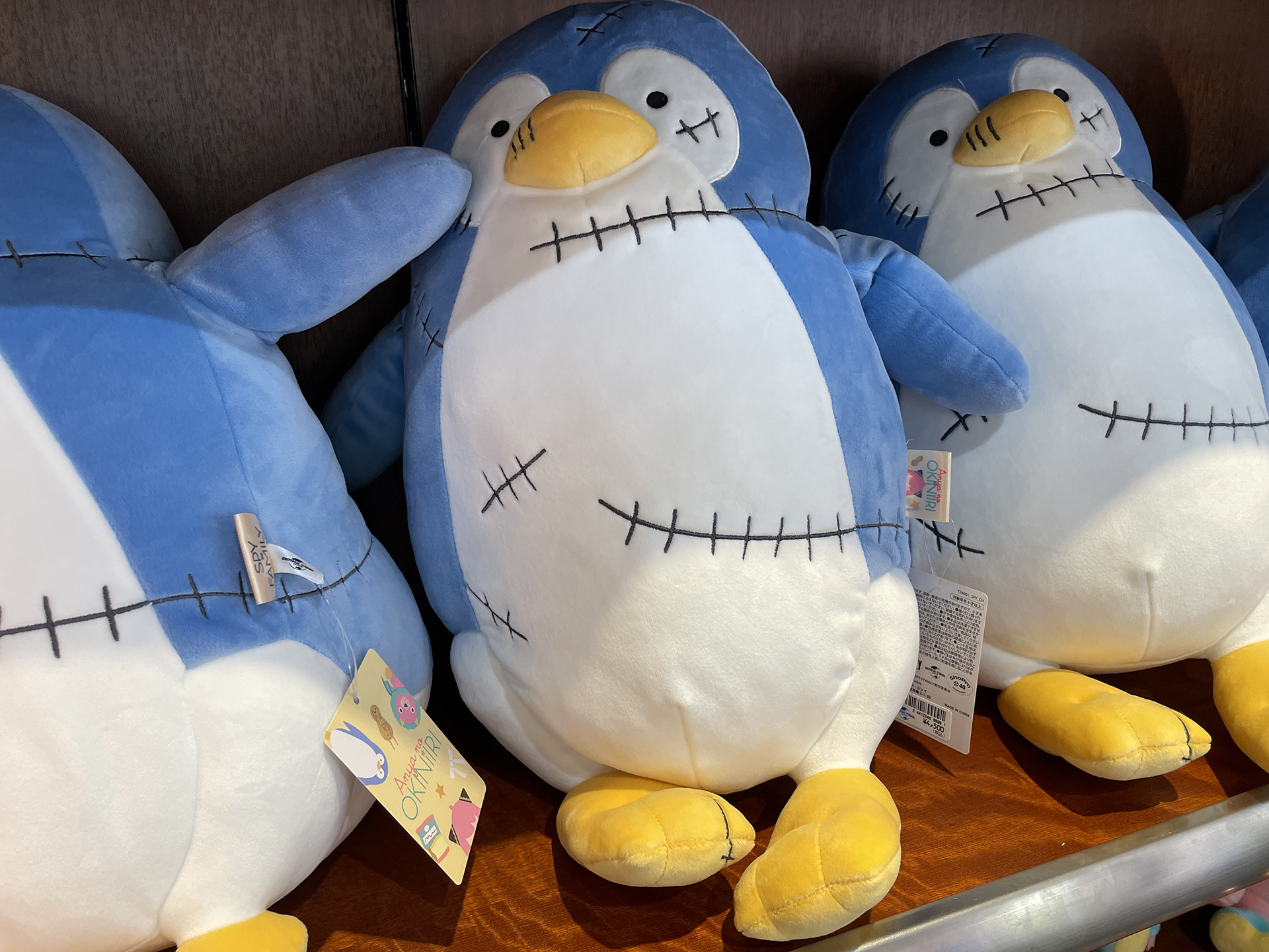 ぬいぐるみ（Mサイズ、4,500円）