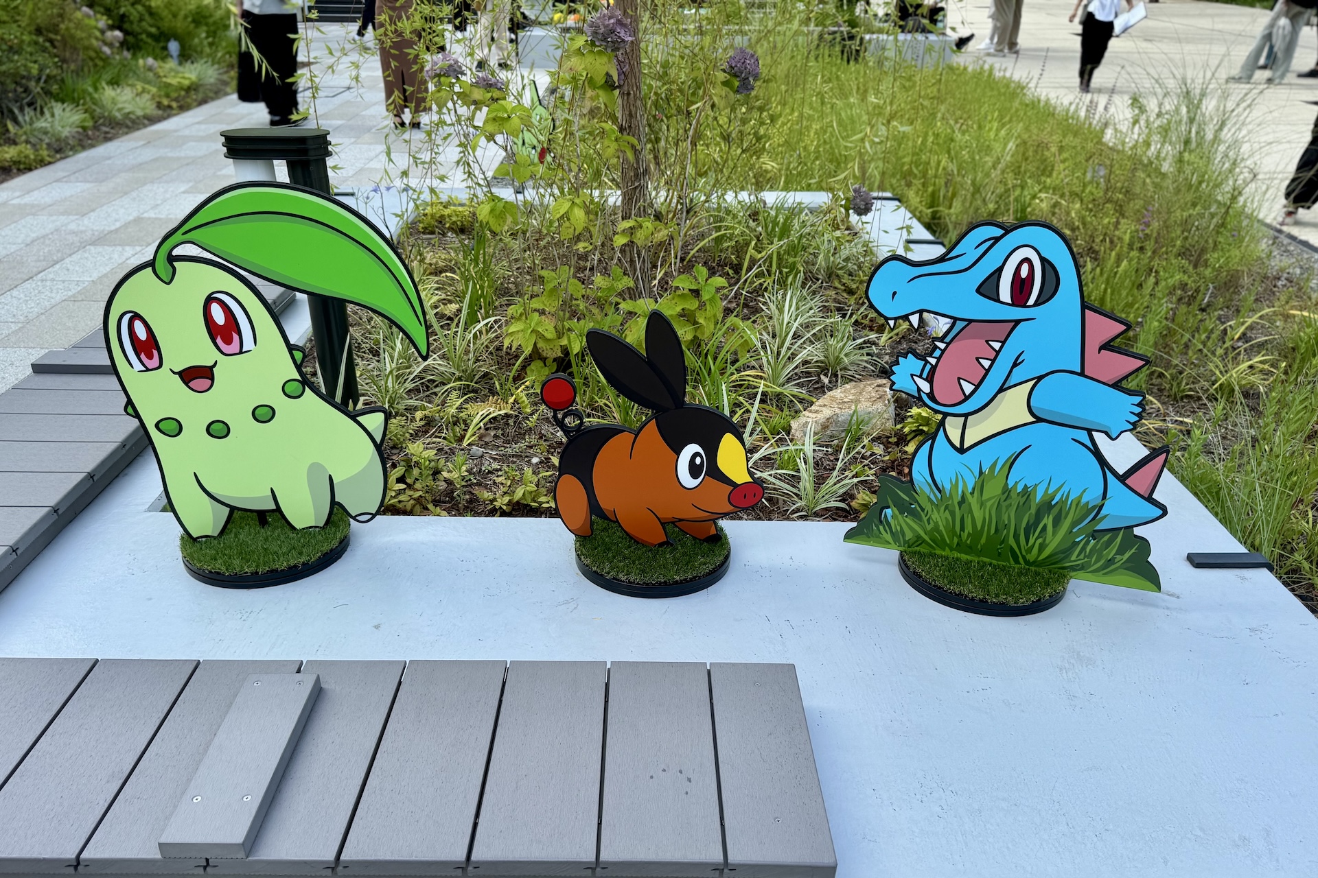 こちらはうめきたグリーンプレイスにある大階段周辺