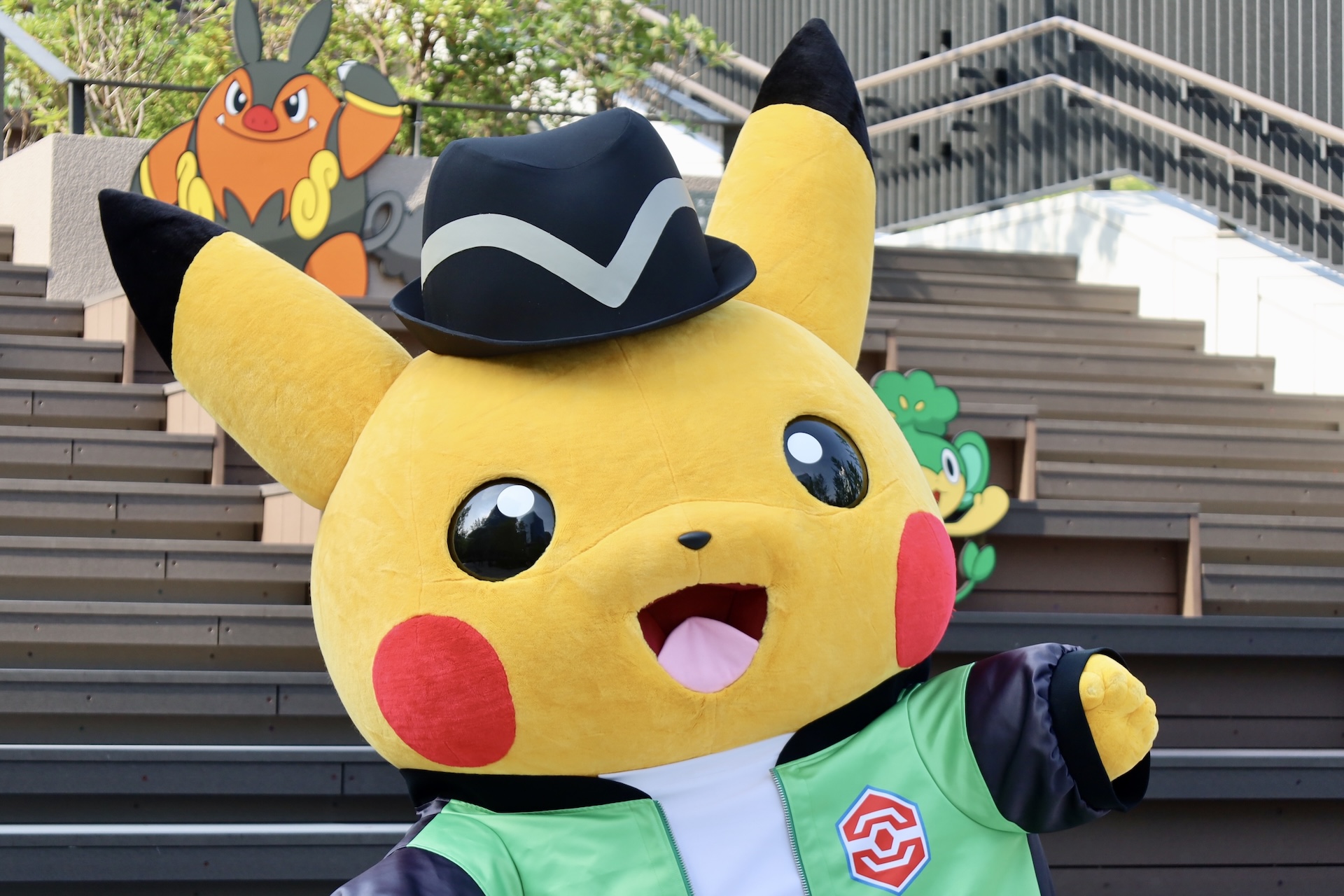 イベント開催前にメディア向けのピカチュウフォトセッションが行なわれた