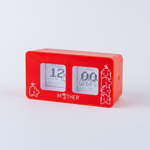 MOTHER2 どせいさんのパタパタ時計 ほぼ日 ほぼ日新商品に「MOTHER2」の立体ロゴフィギュアとどせいさん
