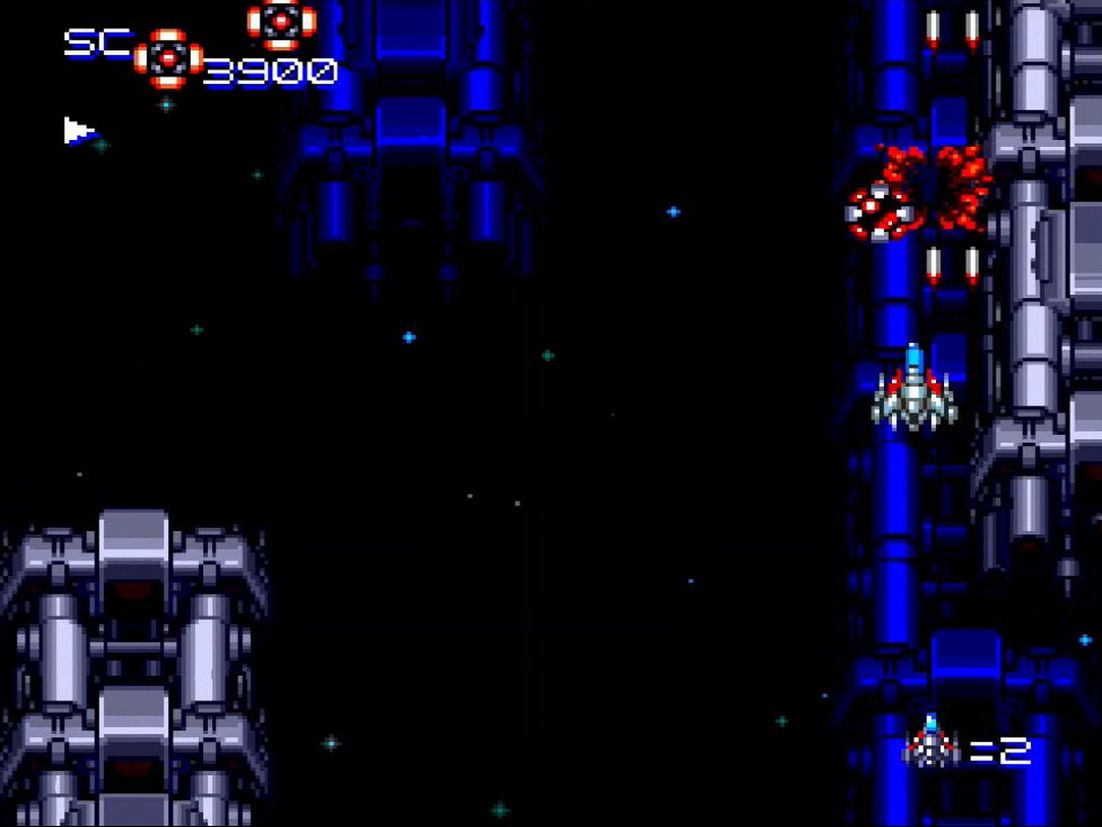 特定の位置に出てくるアイテムキャリアを倒すとクリスタルが出現