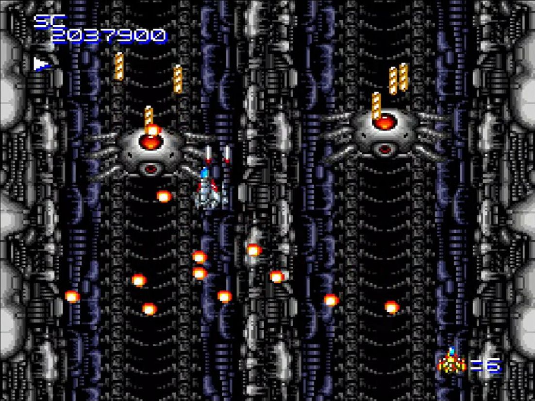 点滅クリスタルを取っておけば写真のように「その場復活」できるが、ストックが切れるとステージの最初からやり直しになるのが実につらかった……