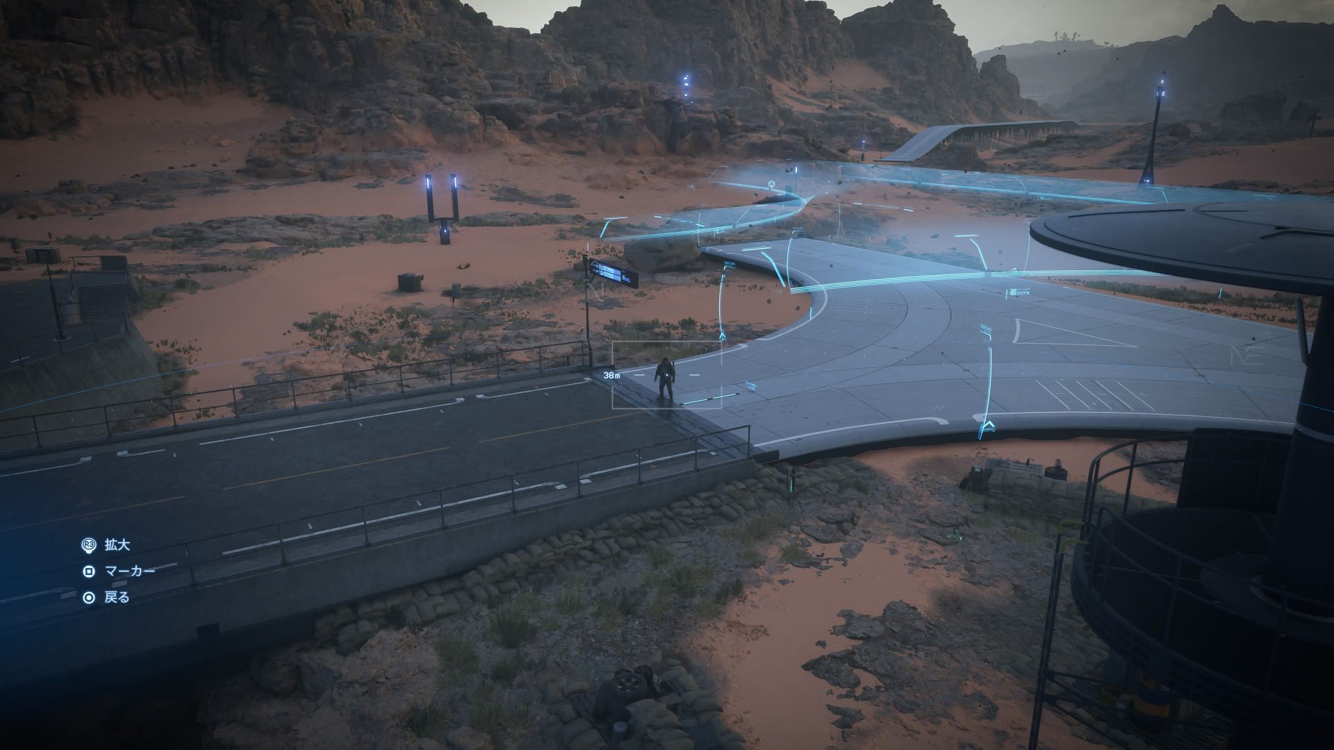 このように空中からの偵察が可能