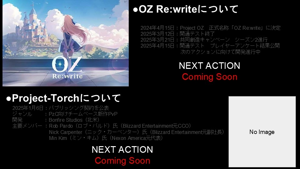 新作はオリジナルIPの2タイトルを準備中という