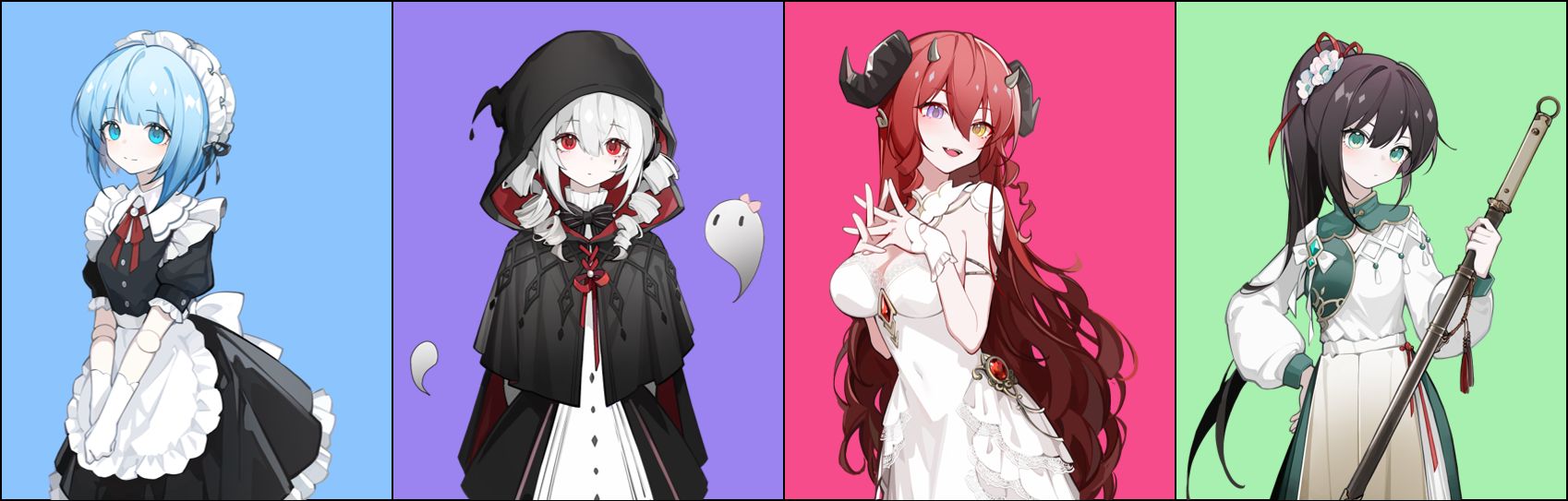 本作のメインキャラクターたち