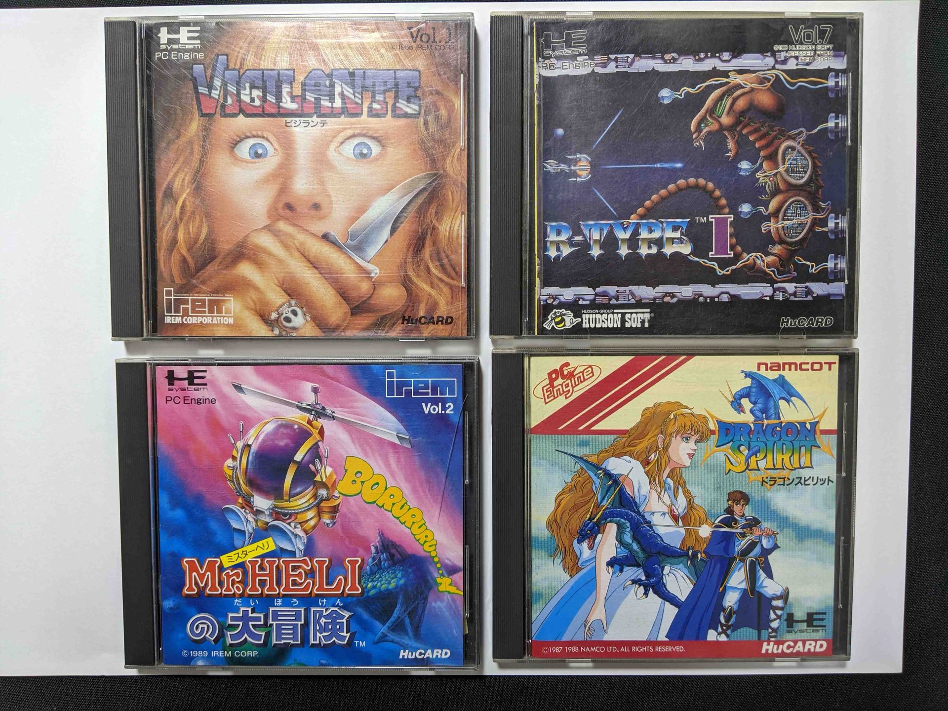 PCエンジンに移植されたアーケードタイトル(例)