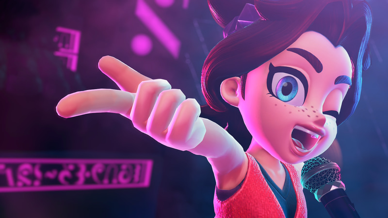 特別な歌声を持つ少女ポリ―ン。とってもキュート