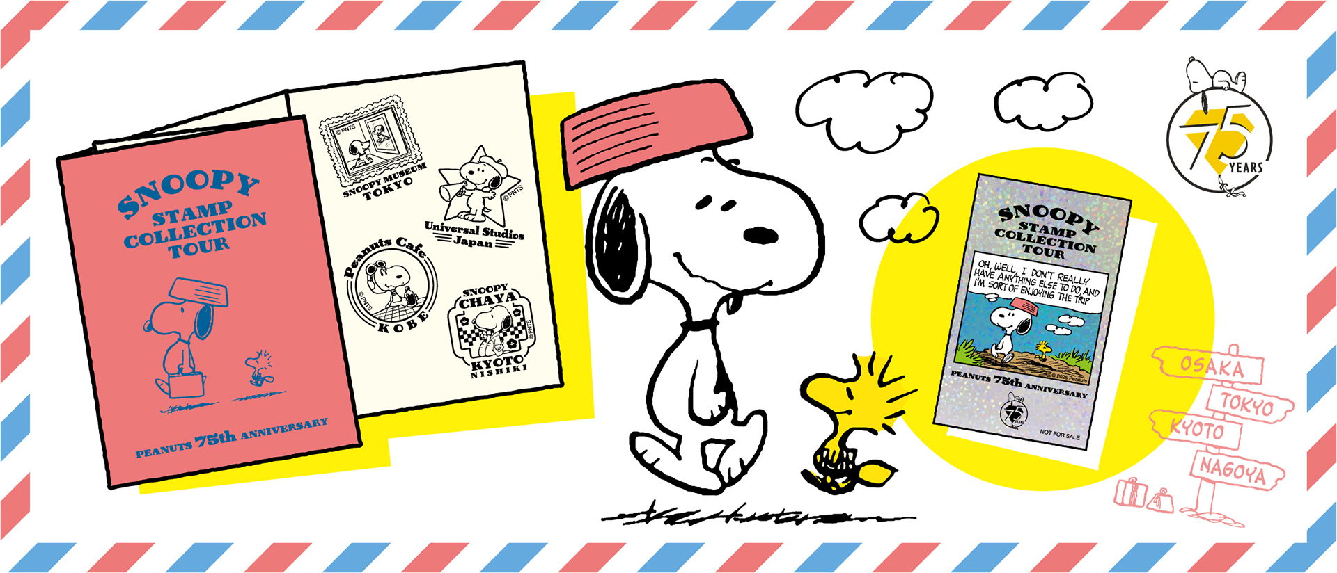 Snoopy Stamp Collection Tour