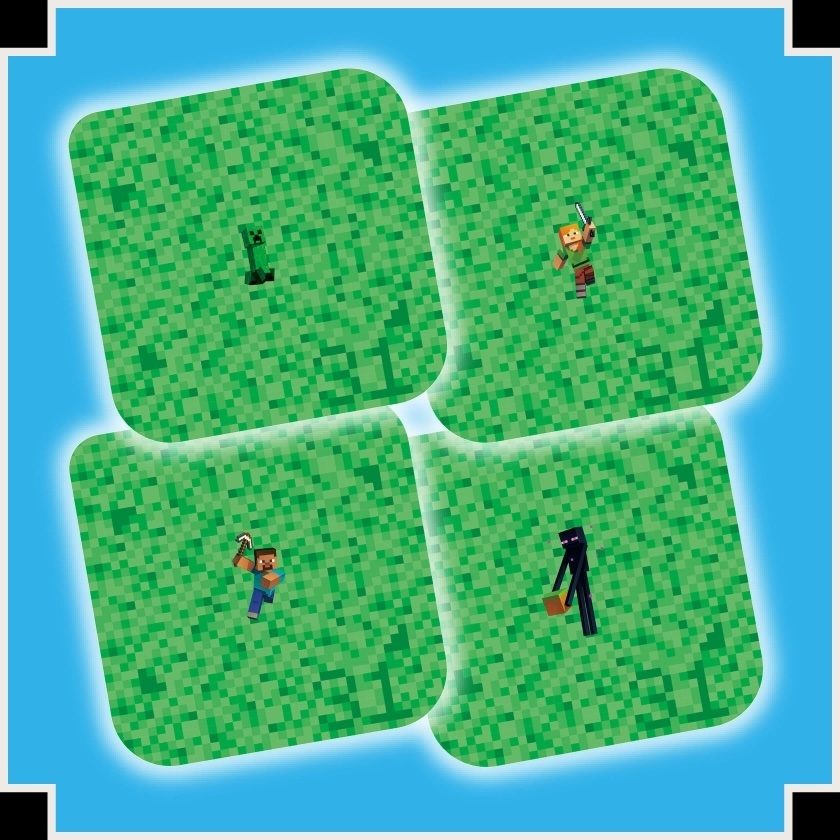 4種類の台紙デザインがランダムで登場