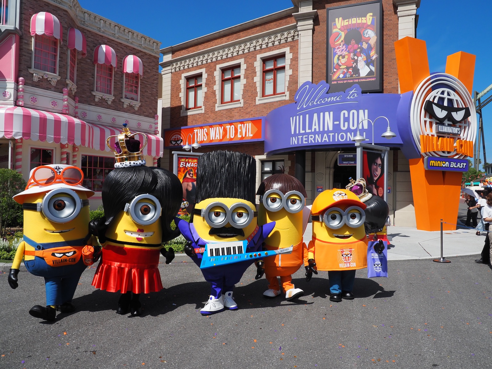 ミニオンたちとのグリーティングも一新