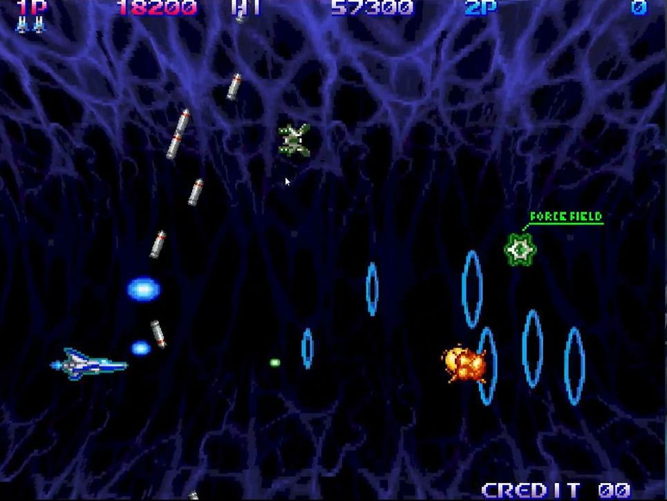 こちらは広範囲に広がるリップルレーザー