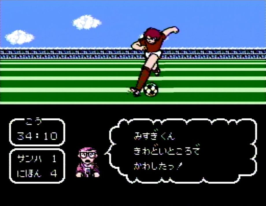 試合中は前作と同様に1人の選手を操作し、相手選手が接近するとコマンド入力画面に移行する