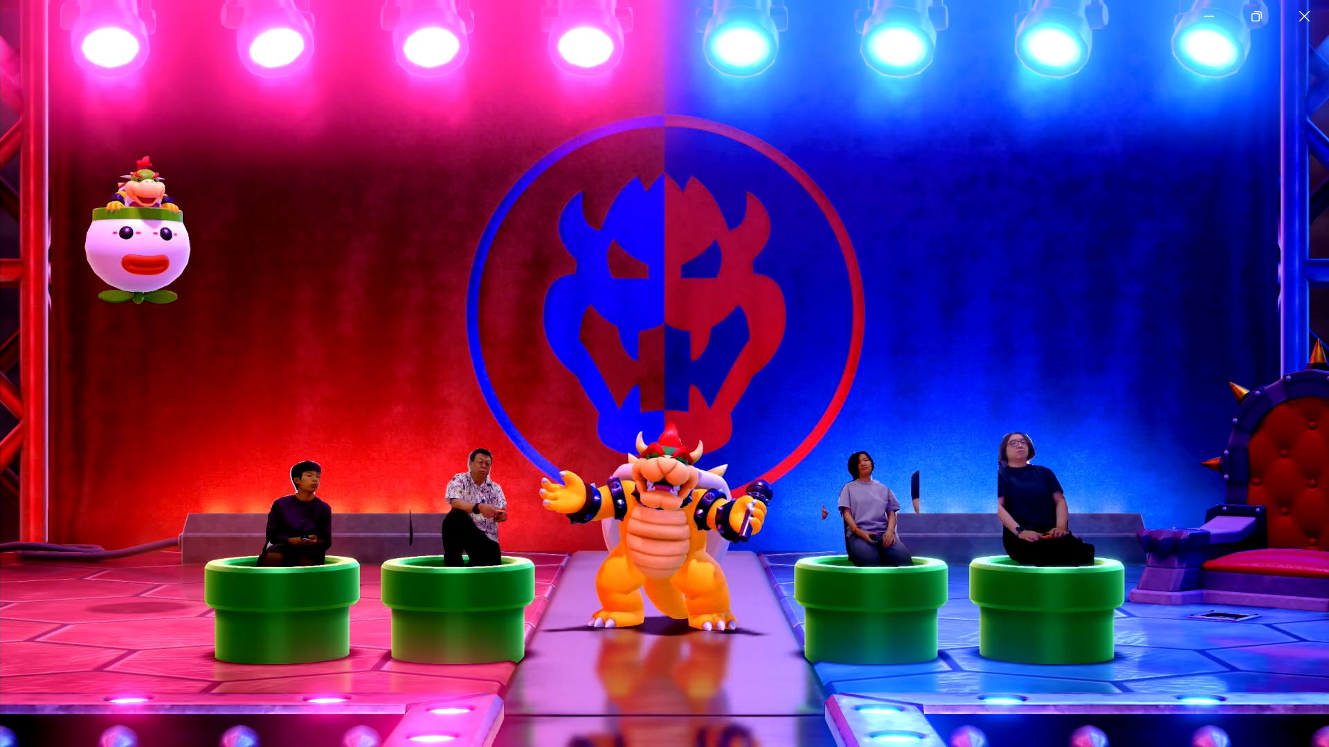 ルーレットでプレイするミニゲームが決まる