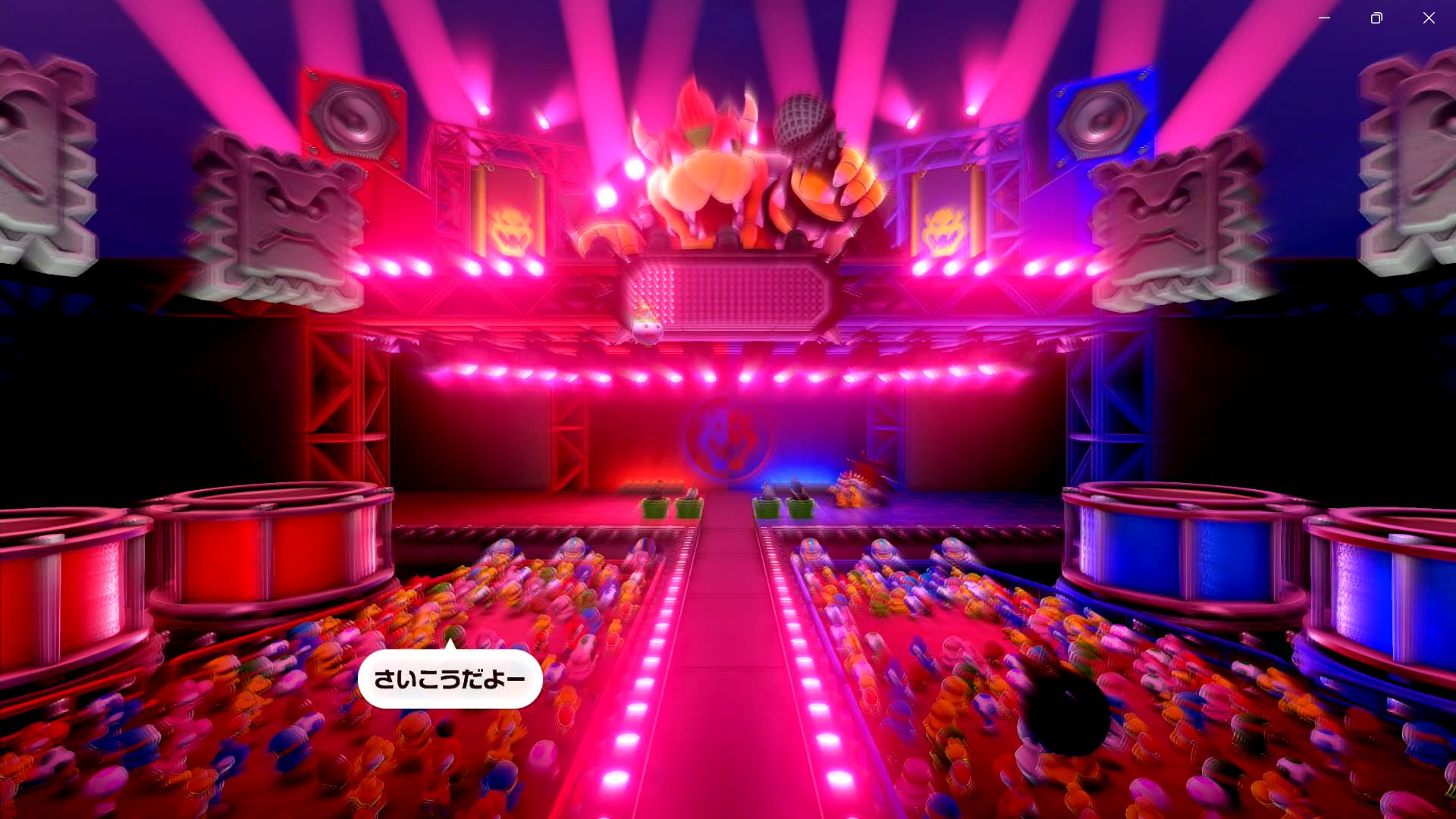 赤チームが勝利した