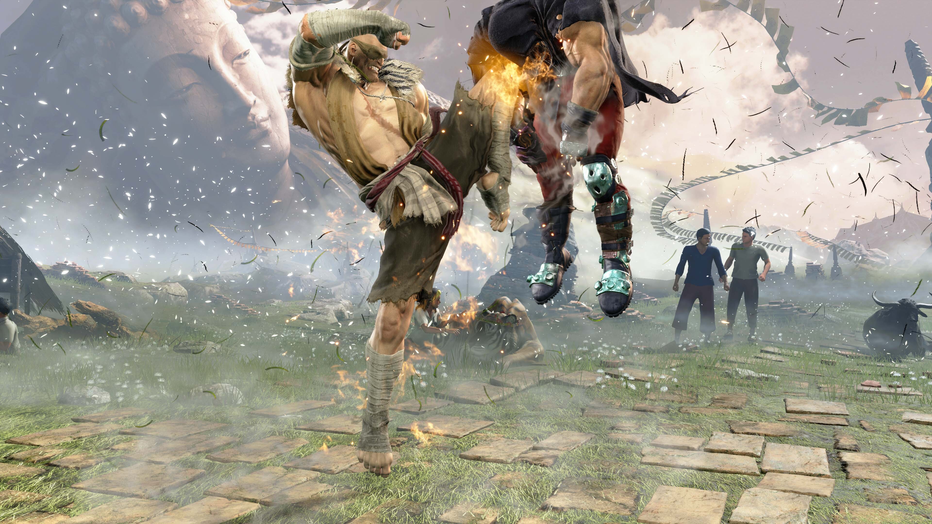 そして三つ目の派生技「タイガーノヴァ」は立ち・しゃがみ問わず相手にヒットし、相手を空中に打ち上げる技。こちらもガードされても有利状態になるが、弱・中のタイガーネクサスは繋がらない