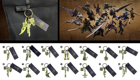 【新品未開封】モンハンワイルズ 武器チャーム5個セット カプコンストア限定 CAPCOM STORE モンスターハンターワイルズ 武器チャーム