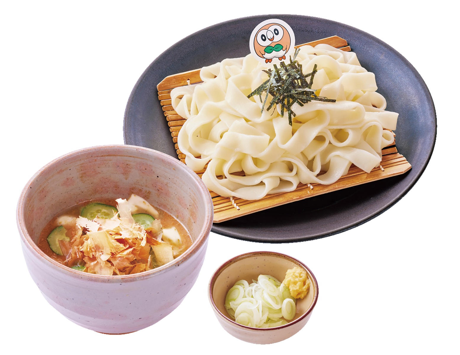 「モクローの胡麻だれきしめん」：1,180円 ～ 1,260円