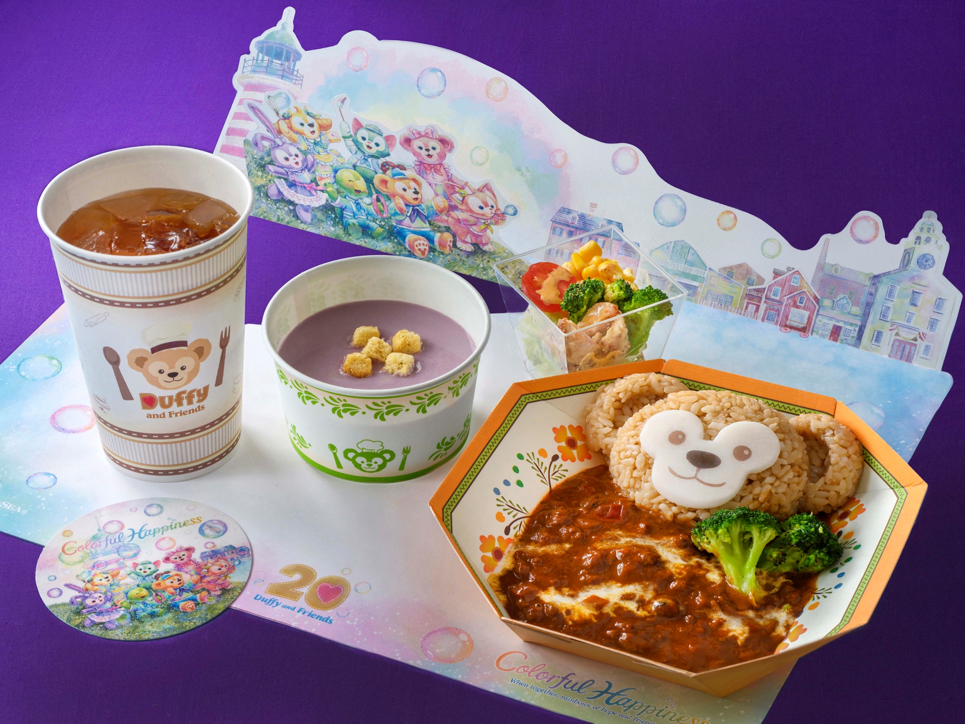 ダッフィーのスペシャルセット（ビーフ） 2,380円（ミゲルズ・エルドラド・キャンティーナ）