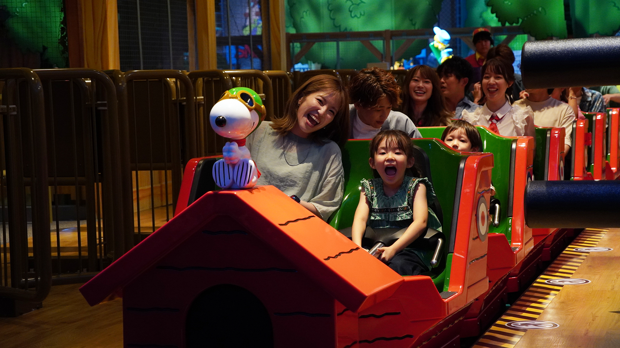 ドキドキ顔で出発