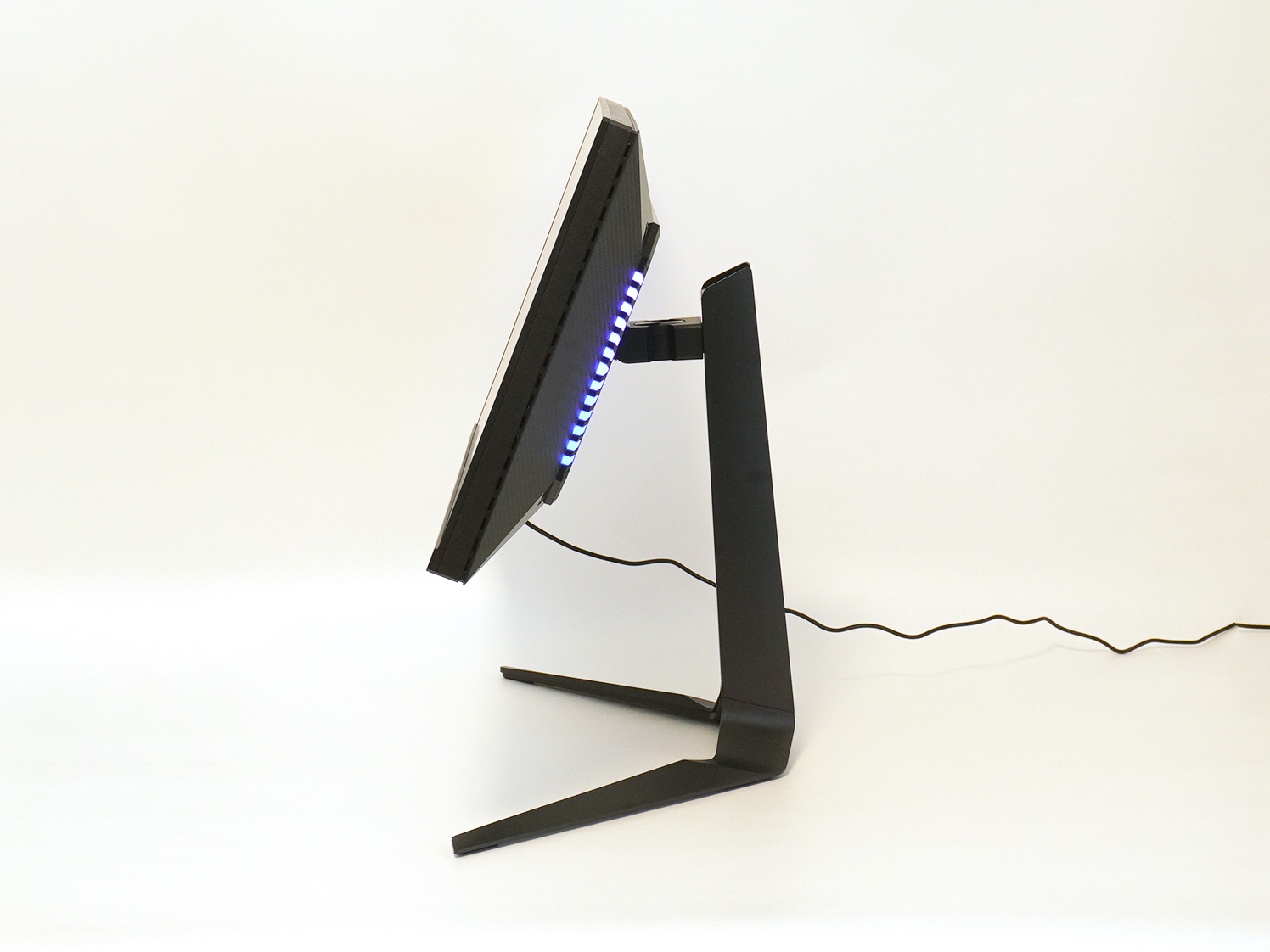 画面を一番上に傾けた状態