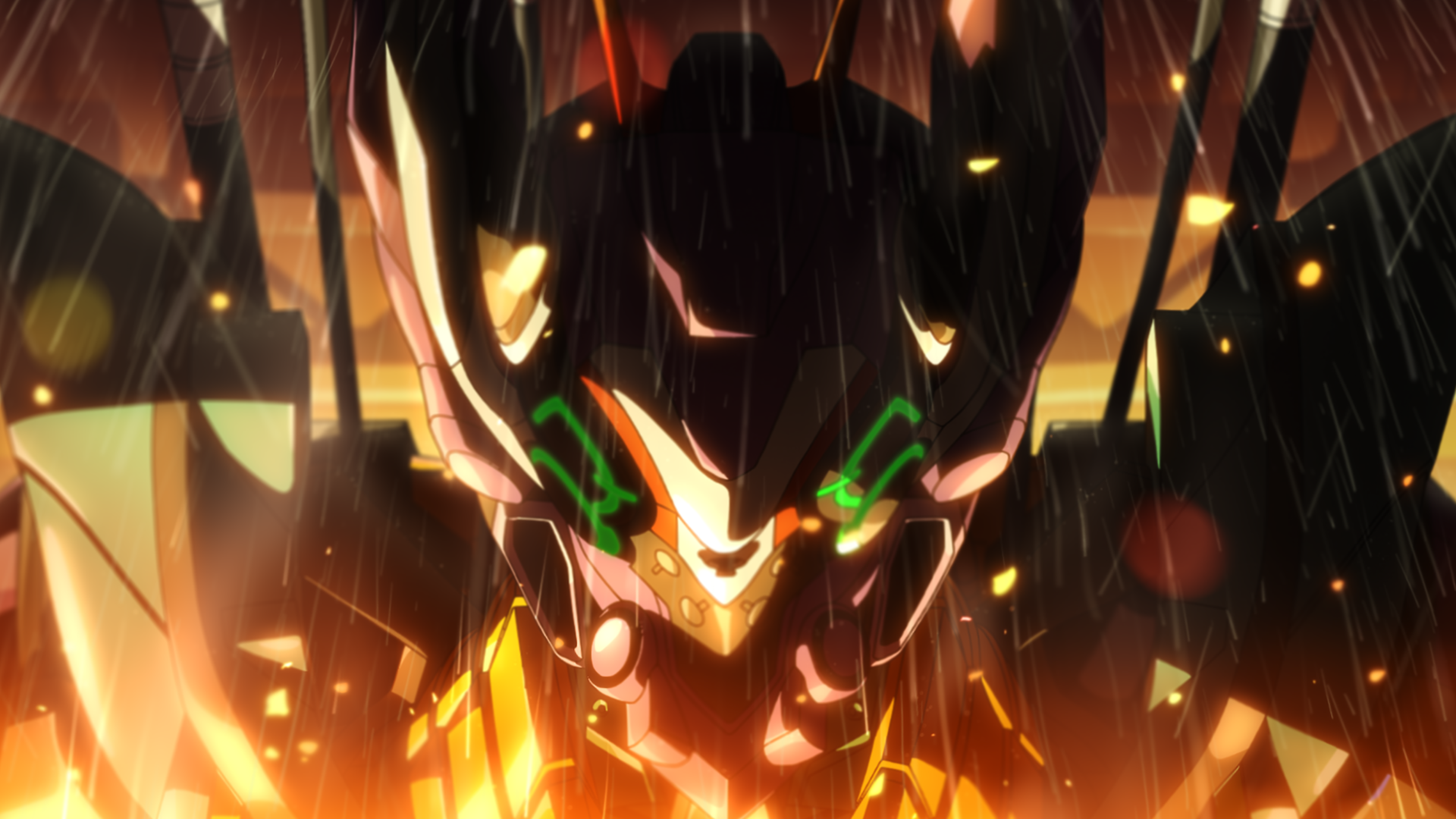 格納庫でのカメラワークやストーリーも実に“エヴァっぽい”