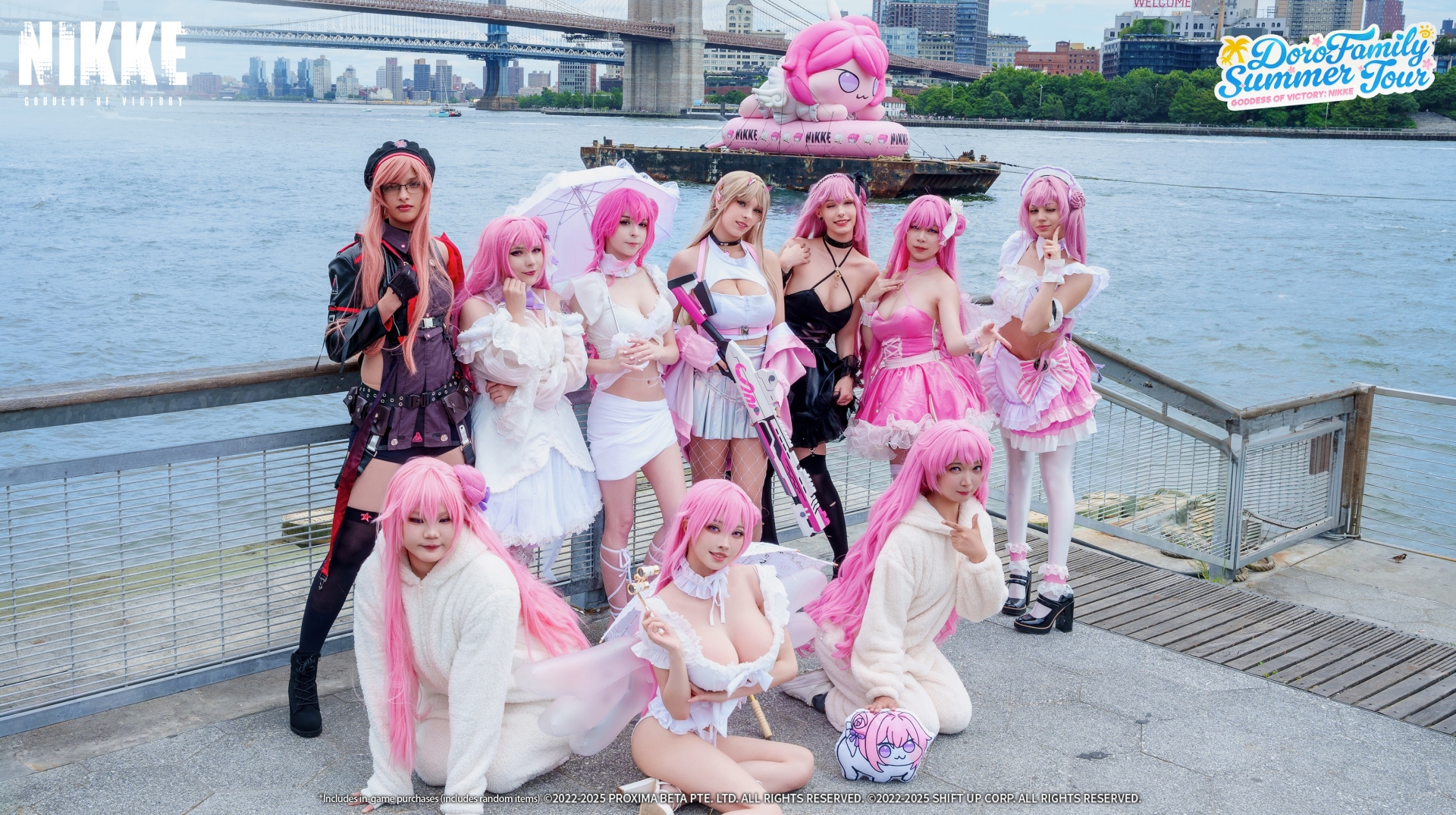 ニューヨーク（ハドソン川）でのイベントの様子