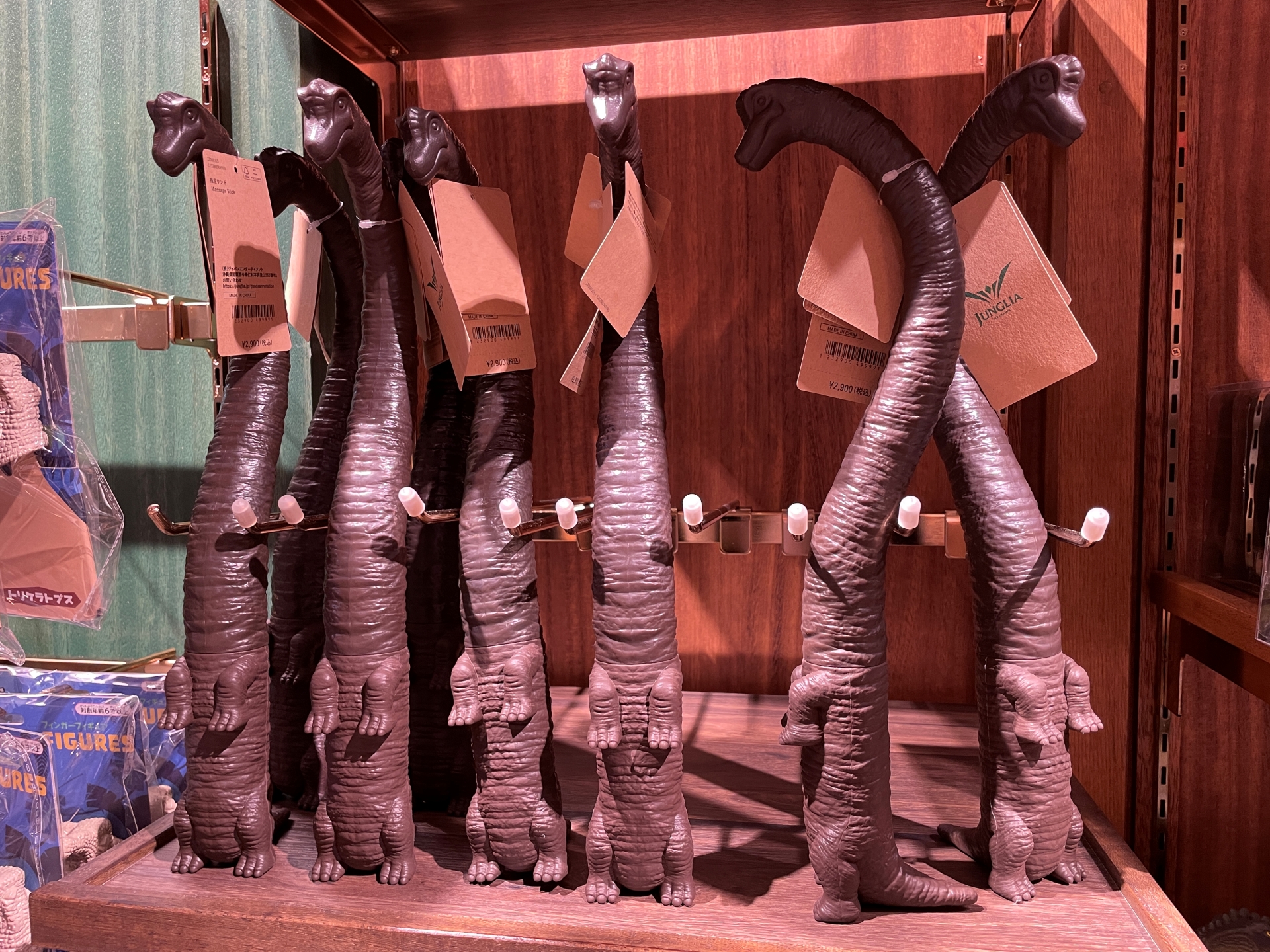 ブラキオサウルスの指圧スティック