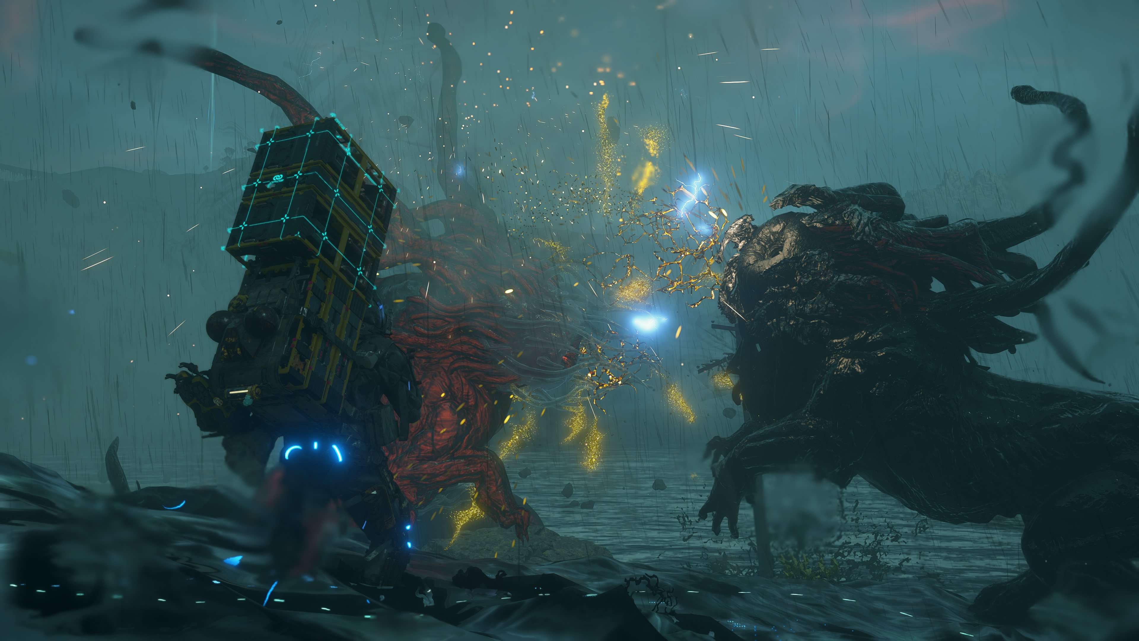 キャッチャー同士が戦うシーンは、子どもの頃の夏休みに観た怪獣映画のようなシーンが繰り広げられる