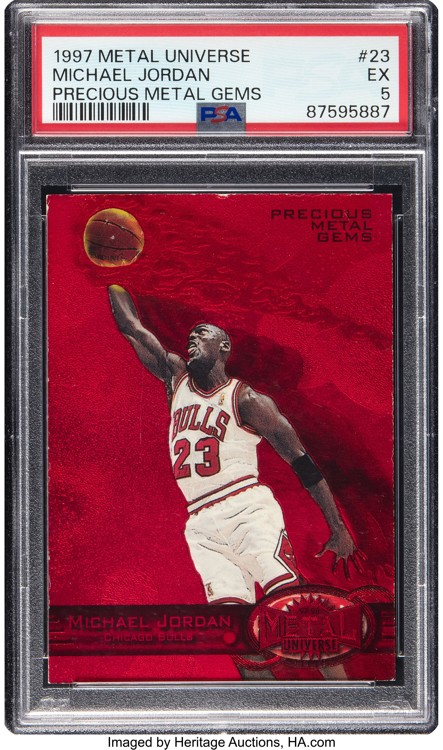 マイケル・ジョーダン 1997-98年「SkyBox Metal Universe プレシャスメタル・ジェムズ」インサートカード